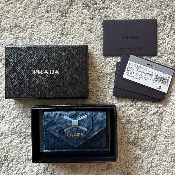 Prada compact wallet safiano - Picture 2 of 5
